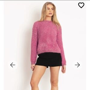 Blackmilk Tinsel Pink Sweater